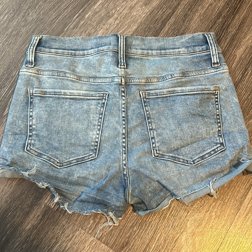 Express High Rise Jean Shorts - Picture 2 of 5